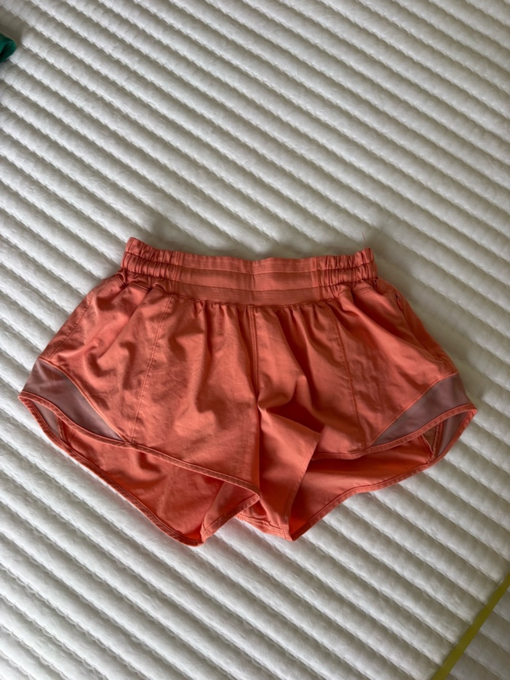 Lululemon Hotty Hot Low-Rise Lined Shorts 2.5” Sunny Coral